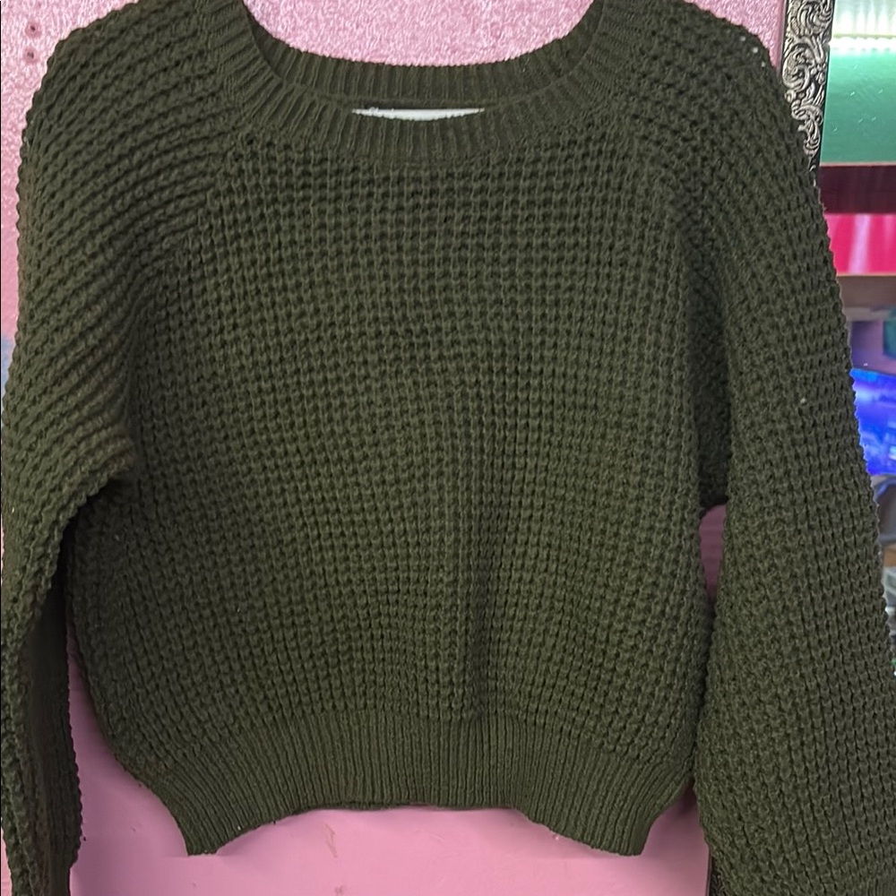 Olive Green Women's Sweater